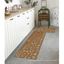 door mat linen fabric  kitchen mat and rug anti-slip  kitchen floor mat